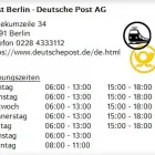 Unternehmen 1 Bild POST BERLIN - DEUTSCHE POST AG Transportunternehmen, Fuhrunternehmen am Berlin BE