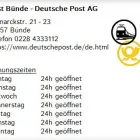 Unternehmen 1 Bild POST BÜNDE - DEUTSCHE POST AG Postämter, Poststellen am Bünde NW