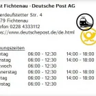 Unternehmen 1 Bild POST FICHTENAU - DEUTSCHE POST AG Postämter, Poststellen am Fichtenau BW