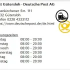 Unternehmen 1 Bild POST GÜTERSLOH - DEUTSCHE POST AG Postämter, Poststellen am Gütersloh NW