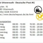 Unternehmen 1 Bild POST UTTENREUTH - DEUTSCHE POST AG Postämter, Poststellen am Uttenreuth BY