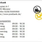 Unternehmen 1 Bild POSTBANK Postämter, Poststellen am Münster NW