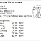 Unternehmen 1 Bild POTSDAMER PLATZ APOTHEKE Kosmetiksalons am Berlin BE