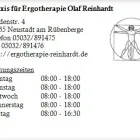 Unternehmen 1 Bild PRAXIS FÜR ERGOTHERAPIE OLAF REINHARDT Ärzte am Neustadt Am Rübenberge NI