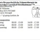 Unternehmen 1 Bild PRAXIS FÜR GANZHEITLICHE SCHMERZTHERAPIE IM FRANZISKUS CARRÉ RALF HEIDLINDEMANN DR. Ärzte am Münster NW
