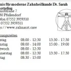 Unternehmen 1 Bild PRAXIS FÜR MODERNE ZAHNHEILKUNDE DR. SARAH SCHOTTELIUS Ärzte am Pfullendorf BW