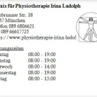 Unternehmen 1 Bild PRAXIS FÜR PHYSIOTHERAPIE IRINA LUDOLPH Ärzte am München BY
