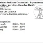 Unternehmen 1 Bild PRAXIS FÜR SEELISCHE GESUNDHEIT - PSYCHOTHERAPIE, COACHING, VORTRÄGE - DOROTHEA HABICHT Ärzte am München BY