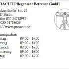 Unternehmen 1 Bild PROACUT PFLEGEN UND BETREUEN GMBH Soziales & Gesellschaft am Berlin BE