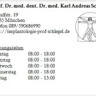 Unternehmen 1 Bild PROF. DR. MED. DENT. DR. MED. KARL ANDREAS SCHLEGEL Ärzte am München BY