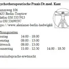 Unternehmen 1 Bild PSYCHOTHERAPEUTISCHE PRAXIS DR.MED. KANT Ärzte am Berlin-Treptow BE
