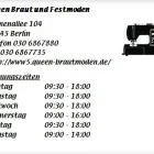 Unternehmen 1 Bild QUEEN BRAUT UND FESTMODEN Textil, Bekleidung Einzelhandel am Berlin BE