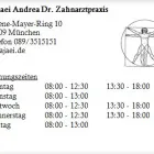 Unternehmen 1 Bild RAJAEI ANDREA DR. ZAHNARZTPRAXIS Ärzte am München BY