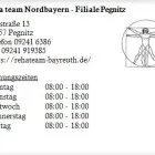 Unternehmen 1 Bild REHA TEAM NORDBAYERN - FILIALE PEGNITZ Orthopädie, Sanitätshäuser am Pegnitz BY