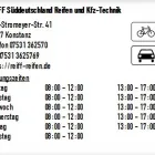 Unternehmen 1 Bild REIFF SÜDDEUTSCHLAND REIFEN UND KFZ-TECHNIK Reifen Einzelhandel am Konstanz BW