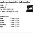 Unternehmen 1 Bild RITTER, INH. ANDREAS RITTER MAßSCHNEIDEREI Textilbearbeitung, Textilverarbeitung am Berlin BE