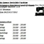 Unternehmen 1 Bild ROCKY JAMES INVISIBLE FASHION ÄNDERUNGSSCHNEIDEREI UND AFRIKANISCHES DESIGN Textilbearbeitung, Textilverarbeitung am Bremen HB
