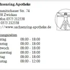Unternehmen 1 Bild SACHSENRING APOTHEKE Gesundheitsdienste am Zwickau SN