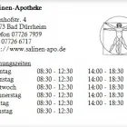 Unternehmen 1 Bild SALINEN-APOTHEKE Gesundheitsdienste am Bad Dürrheim BW
