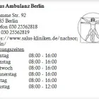 Unternehmen 1 Bild SALUS AMBULANZ BERLIN Ärzte am Berlin BE