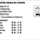 Unternehmen 1 Bild SCHMID MAX AUTOHAUS DEA-TANKSTELLE Werkstätten (Pkw) am Bad Buchau BW