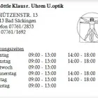 Unternehmen 1 Bild SCHÖTTLE KLAUS R. UHREN U.OPTIK Tv, Hi-Fi, Film, Foto, Handel, Hersteller am Bad Säckingen BW