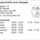 Unternehmen 1 Bild SCHUBERT RALF DR.MED. ORTHOPÄDE Ärzte am Münster NW