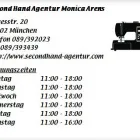 Unternehmen 1 Bild SECOND HAND AGENTUR MONICA ARENS Textil, Bekleidung Einzelhandel am München BY