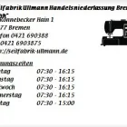 Unternehmen 1 Bild SEILFABRIK ULLMANN HANDELSNIEDERLASSUNG BREMEN GMBH Textil, Bekleidung Grosshandel am Bremen HB