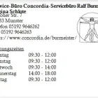 Unternehmen 1 Bild SERVICE-BÜRO CONCORDIA-SERVICEBÜRO RALF BURMEISTER REGINA SCHLOTE Versicherung am Munster NI