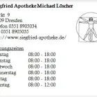 Unternehmen 1 Bild SIEGFRIED APOTHEKE MICHAEL LÖSCHER Gesundheitsdienste am Dresden SN