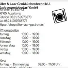 Unternehmen 1 Bild SILLER & LAAR GROßKÜCHENTECHNIK U. GASTRONOMIEBEDARF GMBH Produktion und Vertrieb von Gastronomiebedarf am Augsburg BY