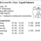 Unternehmen 1 Bild SLADE LOVRO DR. UNIV. ZAGREB ZAHNARZT Ärzte am München BY