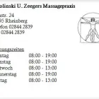 Unternehmen 1 Bild SMOLINSKI U. ZEEGERS MASSAGEPRAXIS Ärzte am Rheinberg NW