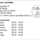 Unternehmen 1 Bild SONNEN-APOTHEKE Gesundheitsdienste am Berlin BE