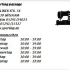 Unternehmen 1 Bild SPERLING PASSAGE Textil, Bekleidung Einzelhandel am Gütersloh NW