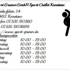 Unternehmen 1 Bild SPORT GRUNER GMBH SPORT OUTLET KONSTANZ Unterhaltung am Konstanz BW