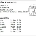 Unternehmen 1 Bild ST. MAURITIUS-APOTHEKE Gesundheitsdienste am München BY