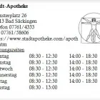 Unternehmen 1 Bild STADT-APOTHEKE Gesundheitsdienste am Bad Säckingen BW