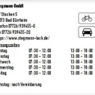 Unternehmen 1 Bild STEGMANN GMBH Werkstätten (Pkw) am Bad Dürrheim BW