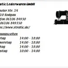 Unternehmen 1 Bild STRATIC LEDERWAREN GMBH Taschen und Koffer Shop am Rodgau HE