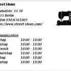 Unternehmen 1 Bild STREET SHOES Schuhe Einzelhandel am Berlin BE