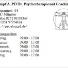 Unternehmen 1 Bild STUMPF A. PD DR. PSYCHOTHERAPIE UND COACHING Ärzte am Münster NW