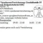 Unternehmen 1 Bild SV SPARKASSENVERSICHERUNG: GESCHÄFTSSTELLE SV TEAM HOHENLOHEKREIS OHG Versicherung am Pfedelbach BW