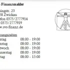 Unternehmen 1 Bild SVS FINANZMAKLER Versicherung am Zwickau SN