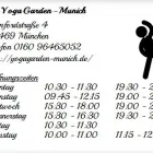 Unternehmen 1 Bild THE YOGA GARDEN - MUNICH Yogaschulen, Gymnastikschulen am München BY