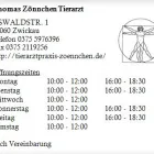 Unternehmen 1 Bild THOMAS ZÖNNCHEN TIERARZT Ärzte am Zwickau SN