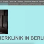 Unternehmen 1 Bild TIERÄRZTLICHE KLINIK FÜR KLEINTIERE Ärzte am Berlin BE