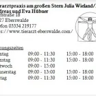 Unternehmen 1 Bild TIERARZTPRAXIS AM GROßEN STERN JULIA WIELAND/DR. ANDREAS UND EVA HÜBNER Ärzte am Eberswalde BB