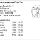 Unternehmen 1 Bild TIERARZTPRAXIS AM KÖLLE ZOO Ärzte am Münster NW